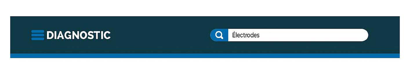 diagnostic : électrodes