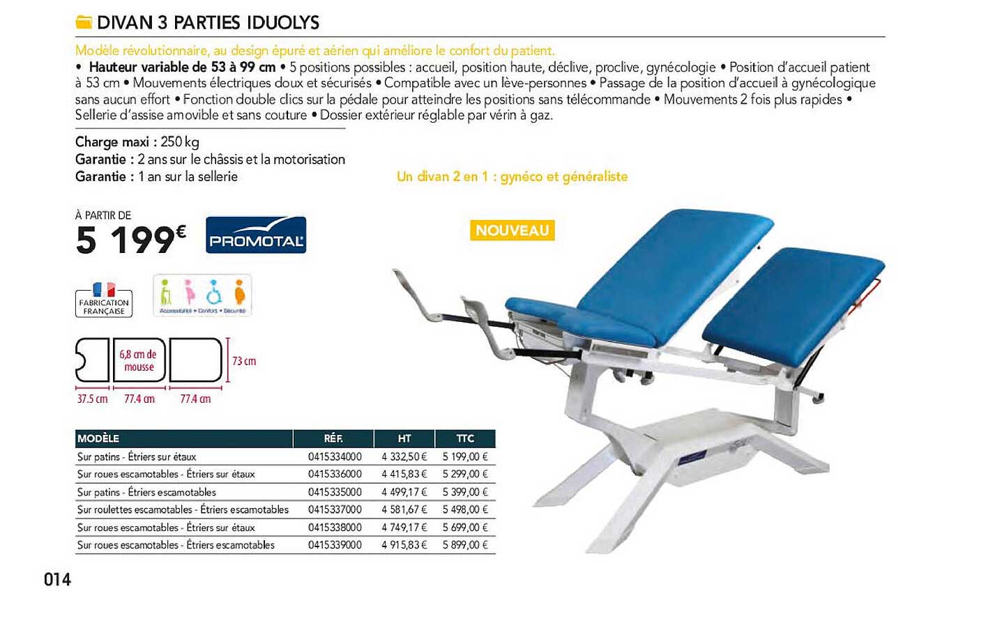 divan 3 parties iduolys promotal