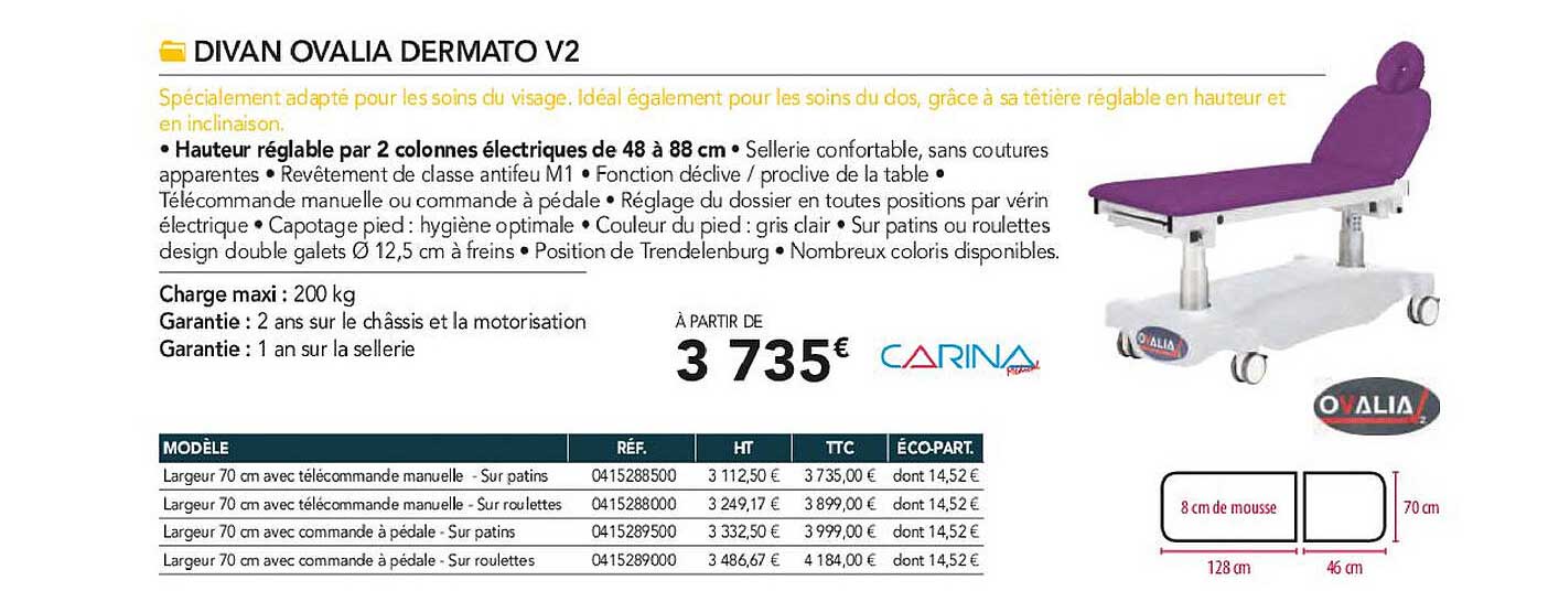 divan ovalia dermato v2 carina