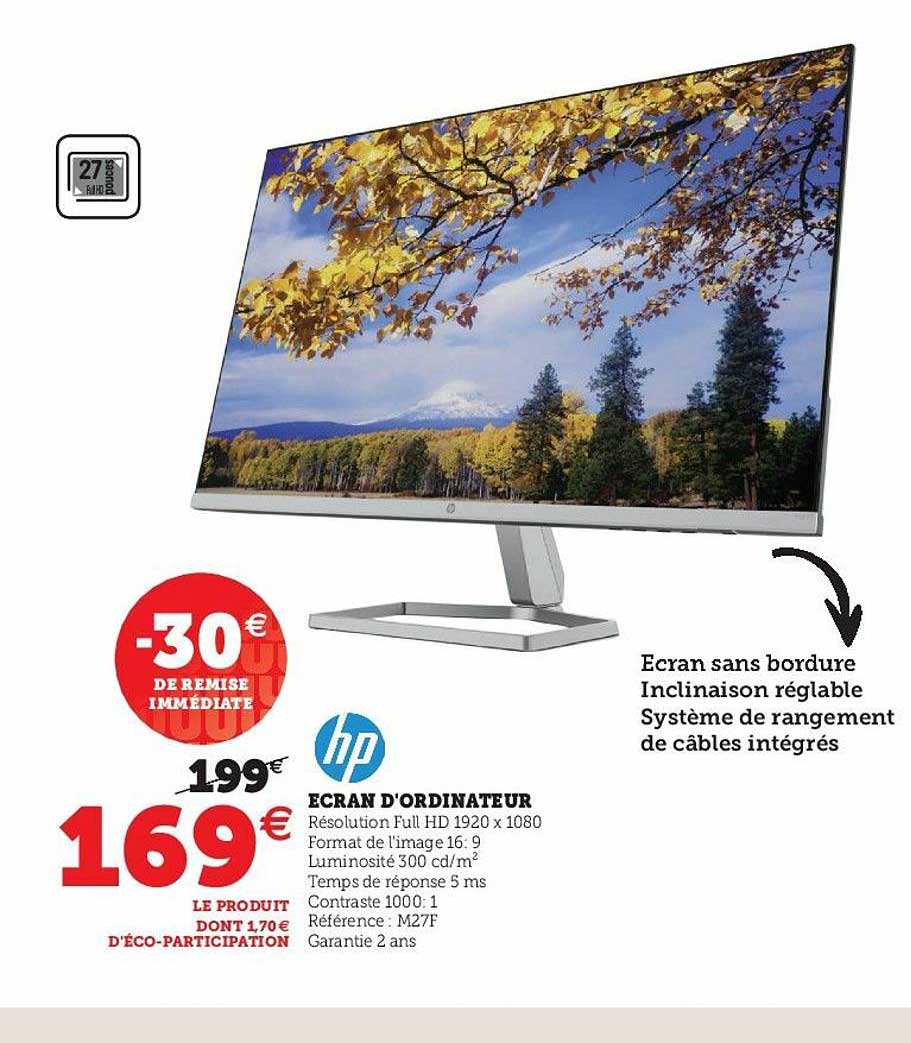 écran d'ordinateur hp