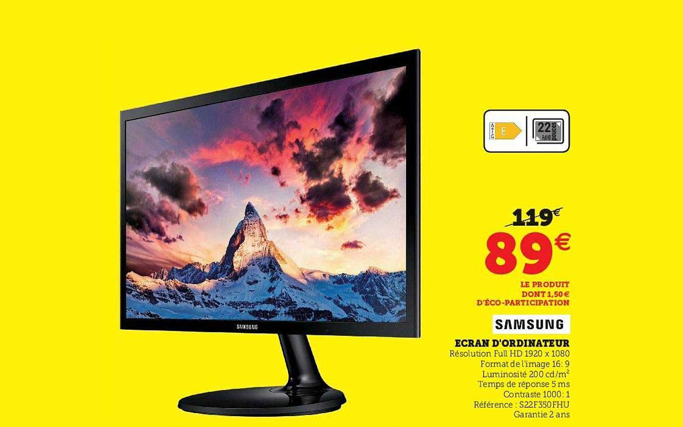 écran d'ordinateur samsung