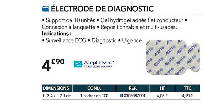 électrode de diagnostic
