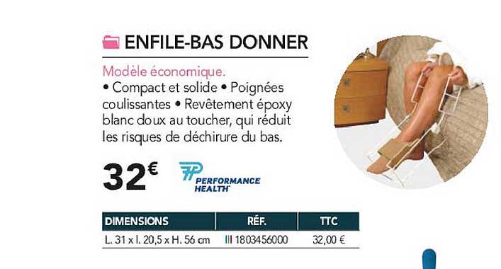 enfile-bas donner performance health