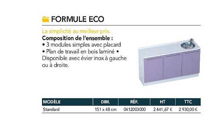 formule éco