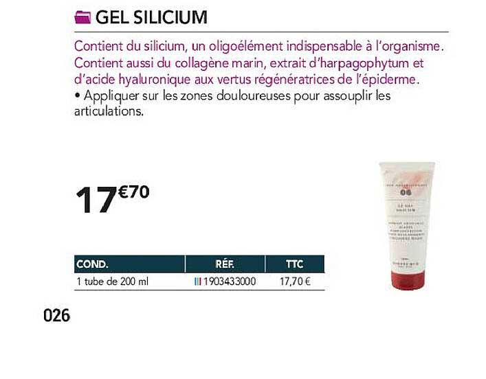 gel silicium