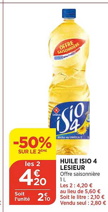huile isio 4 lesieur