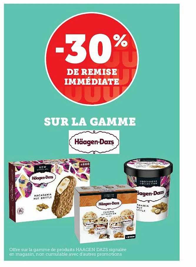 la gamme häagen-dazs