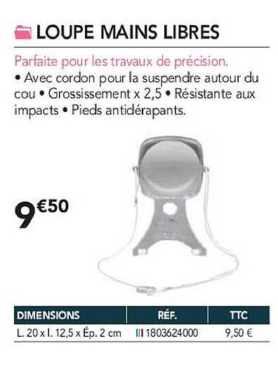 loupe mains libres