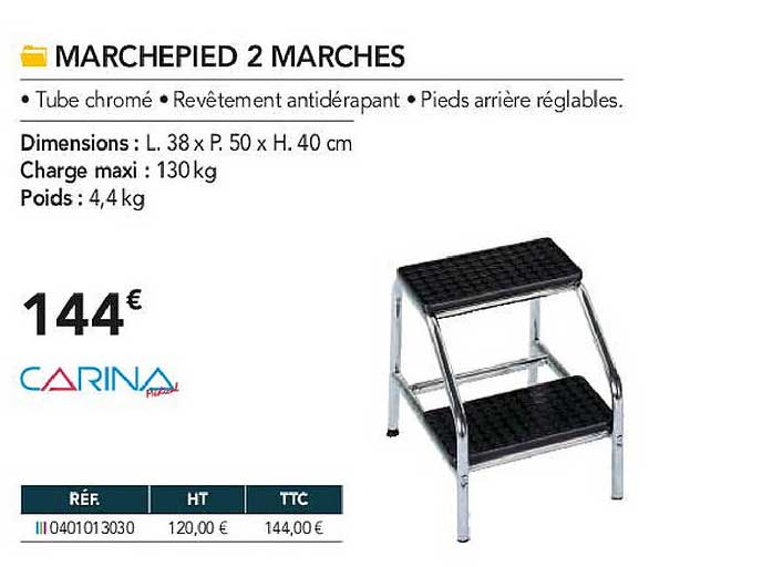 marchepied 2 marches carina