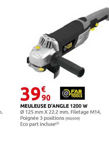 meuleuse d'angle 1200 w far tools