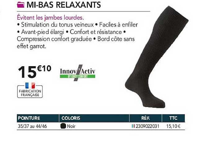 mi-bas relaxants innov'activ