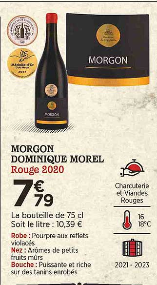 Morgon Dominique Morel Rouge 2020