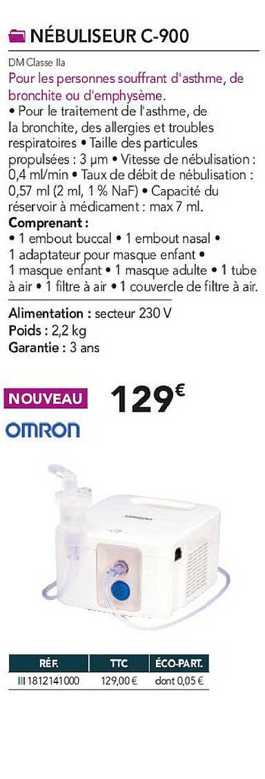 nébuliseur c-900 omron