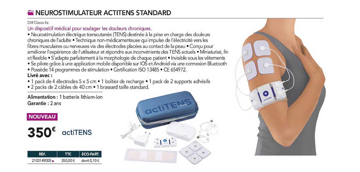 neurostimulateur actitens standard