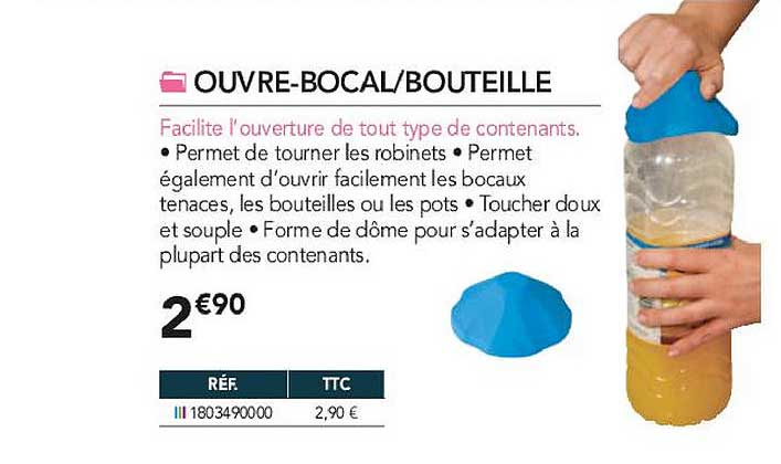 ouvre-bocal - bouteille