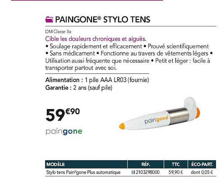 paigone stylo tens