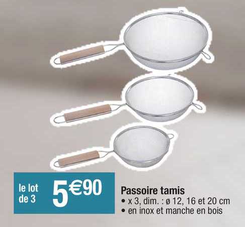 Passoire Tamis