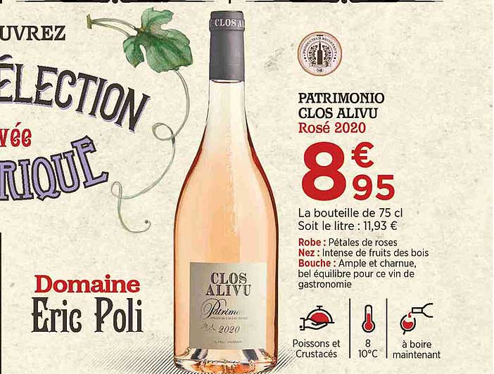 patrimonio clos alivu rosé 2020