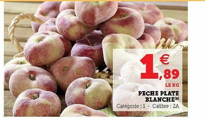 Pêche Plate Blanche