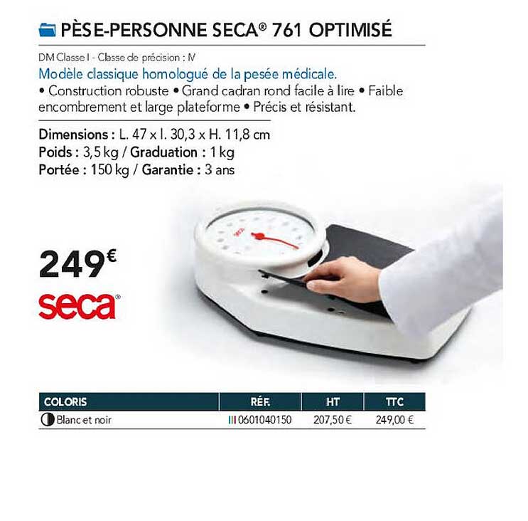 pèse-personne seca 761 optimisé