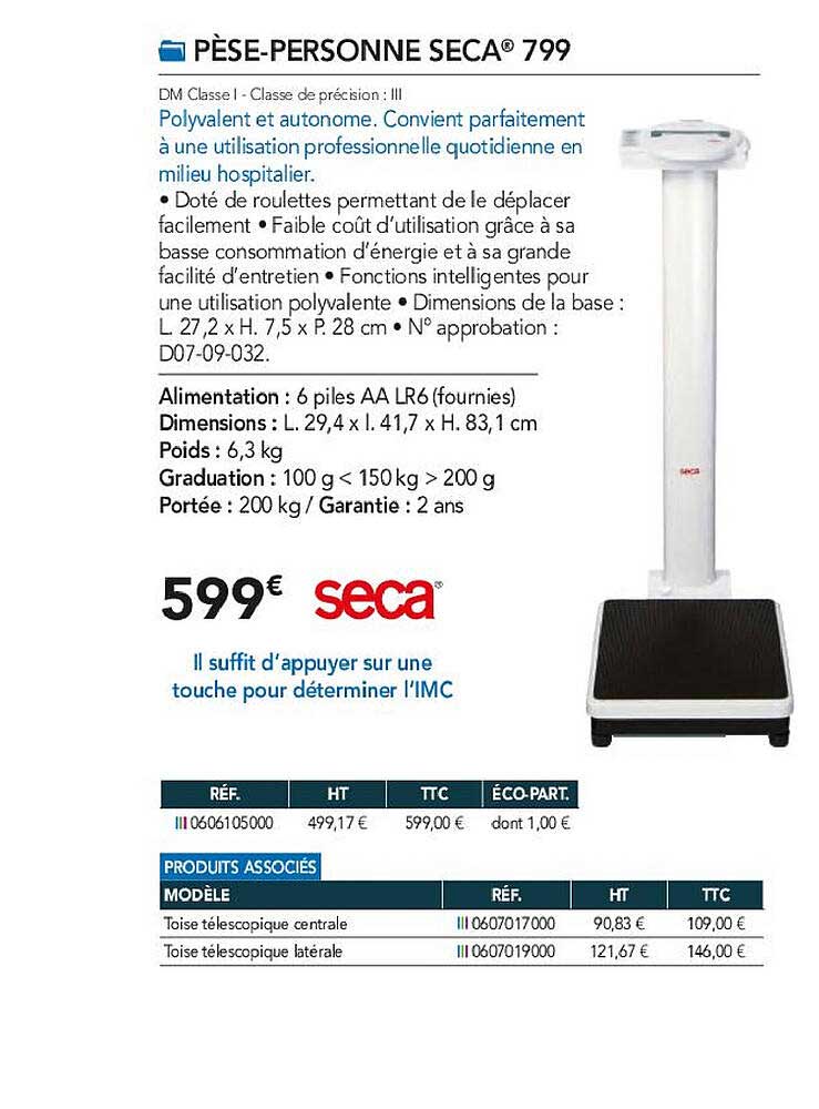 pèse-personne seca 799