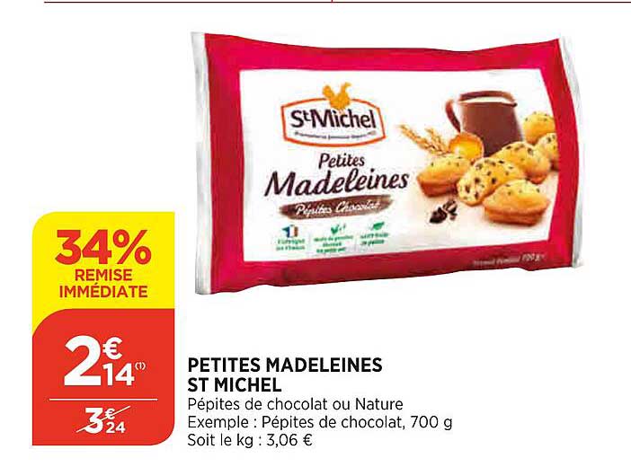 petites madeleines st michel