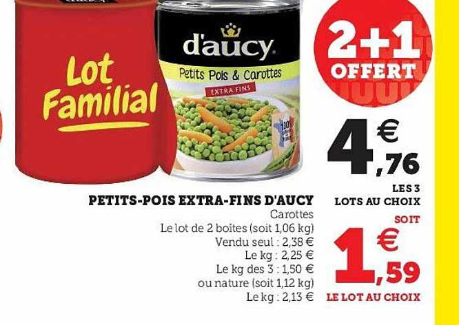 petits-pois extra-fins d'aucy