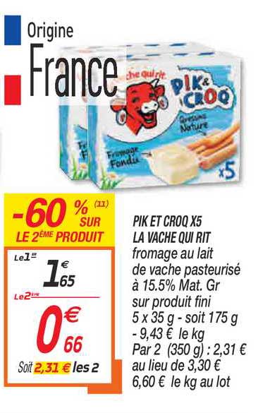 Pik Et Croq X5 La Vache Qui Rit
