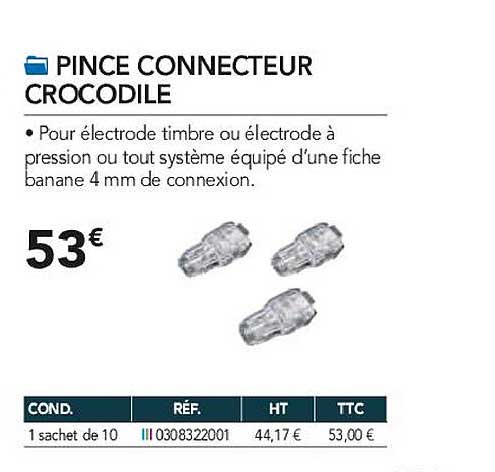 Pince Connecteur Crocodile