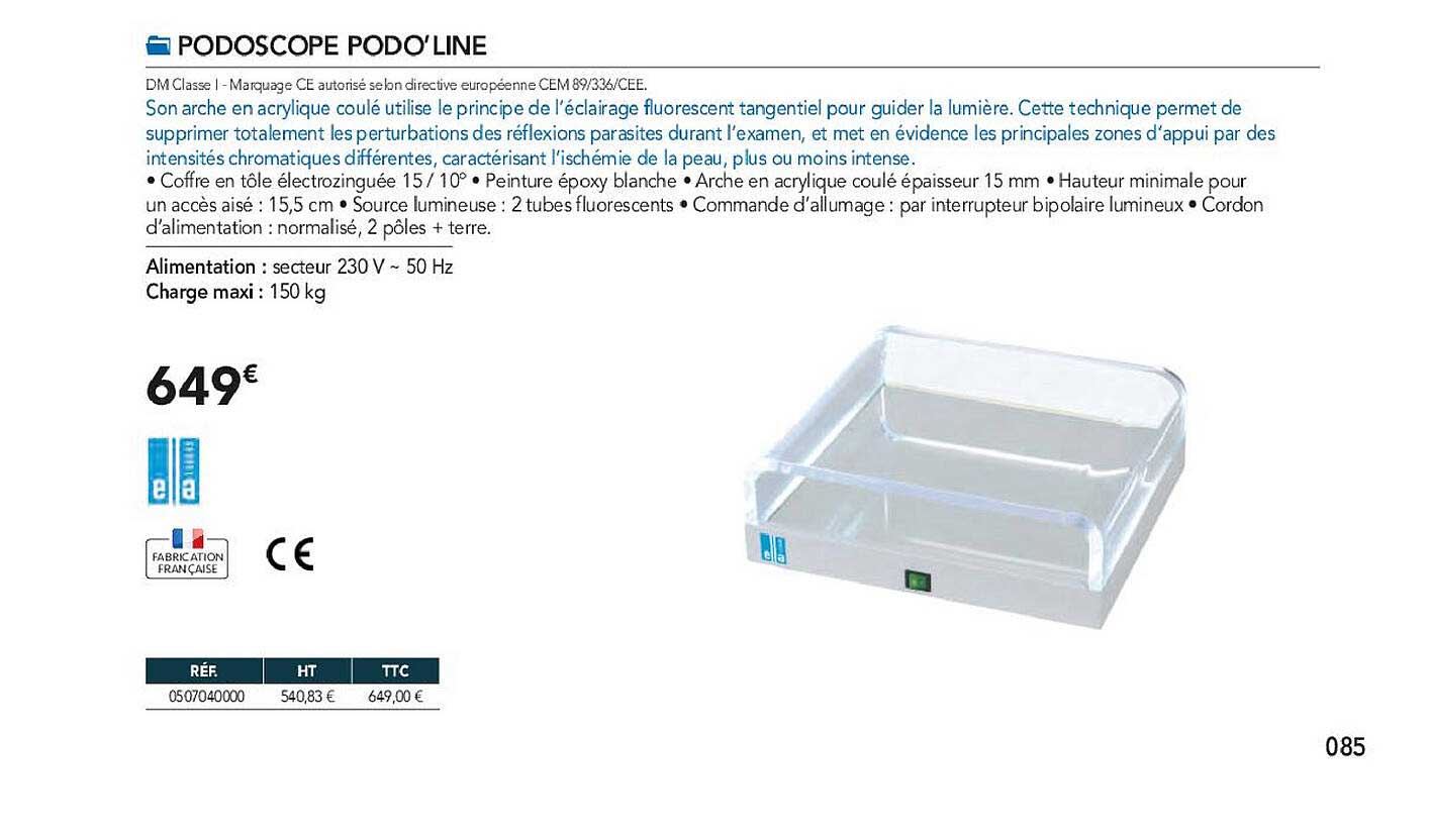 podoscope podo' line