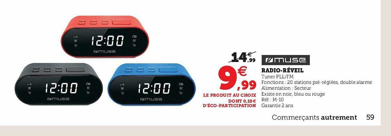 radio-réveil muse