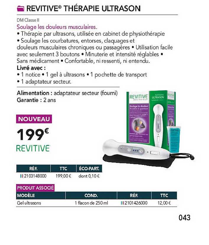revitive thérapie ultrason