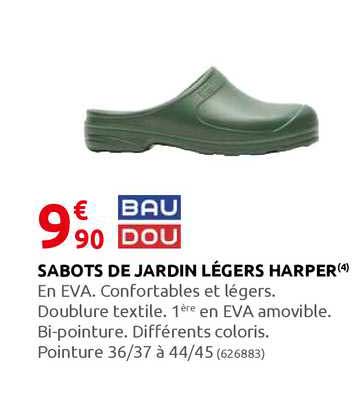 sabots de jardin légers harper