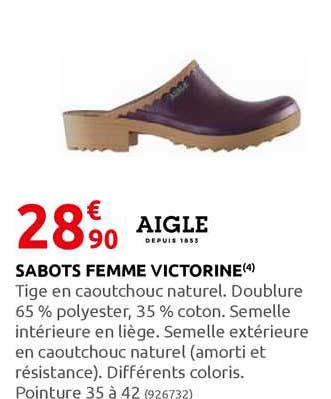 sabots femme victorine aigle