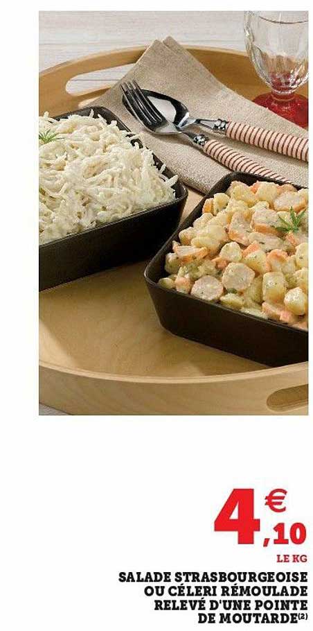 Salade Strasbourgeoise Ou Céleri Rémoulade Relevé D'une Pointe De Moutarde