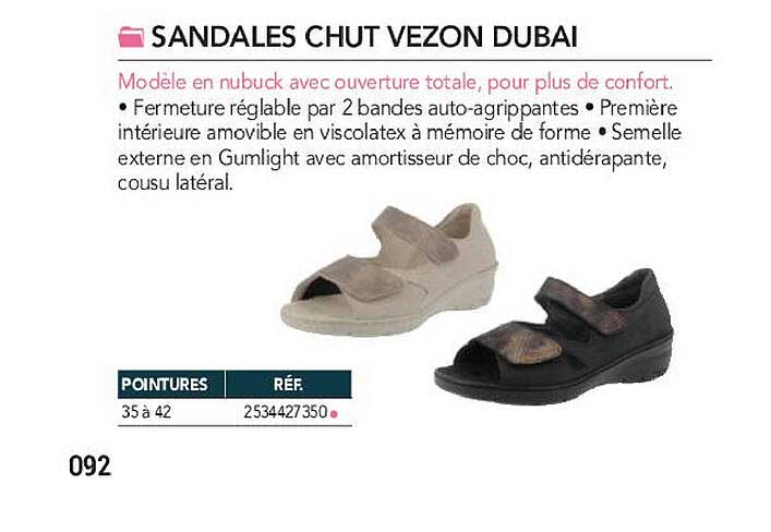 sandales chut vezon dubai