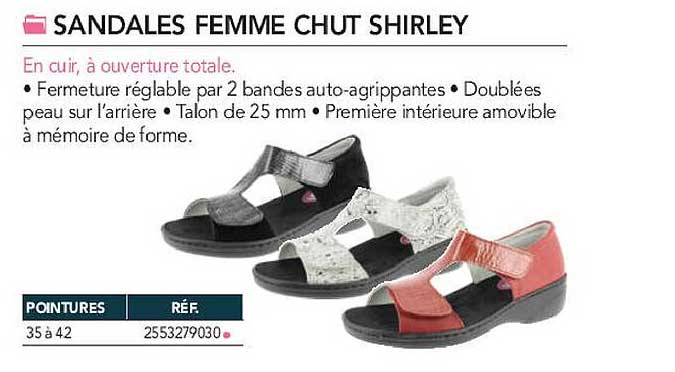 sandales femme chut shriley
