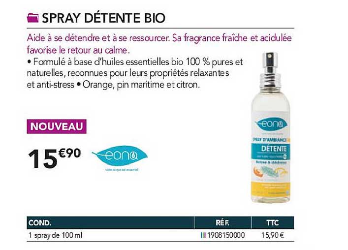 spray détente bio