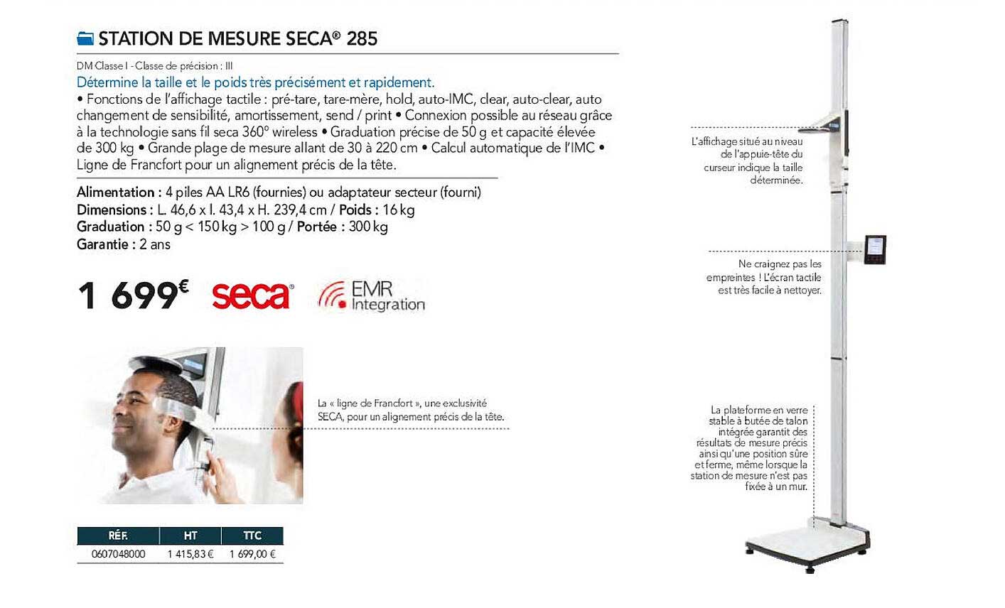 station de mesure seca 285