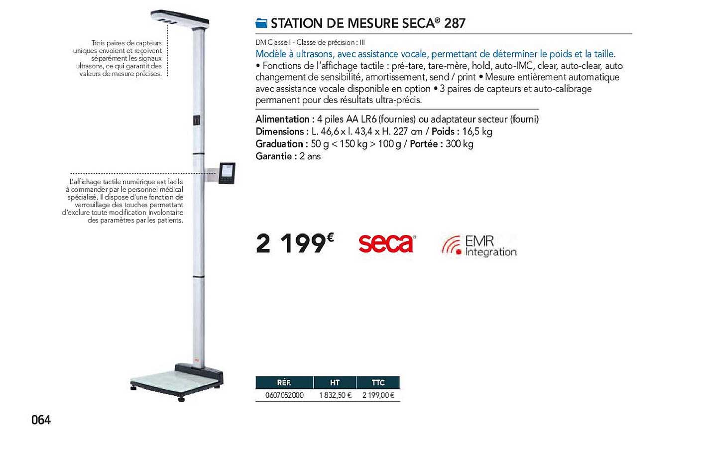 station de mesure seca 287