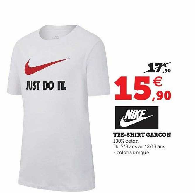 tee-shirt garçon nike