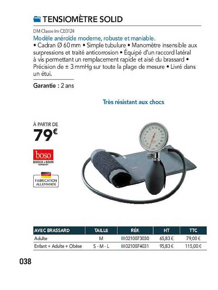 Tensiomètre Solid