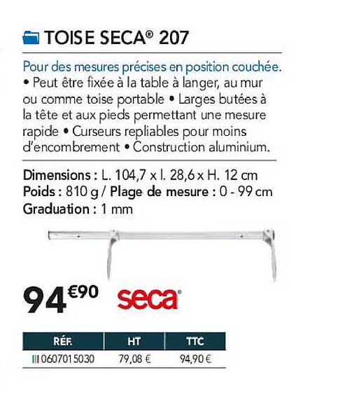 Toise Seca 207