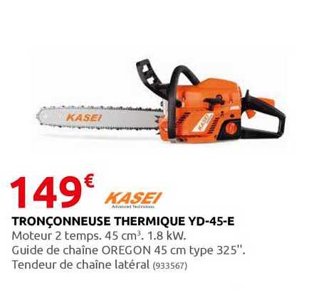 tronçonneuse thermique yd-45-e kasei