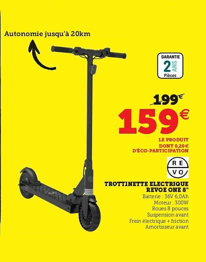 trottinette électrique revoe one 8"