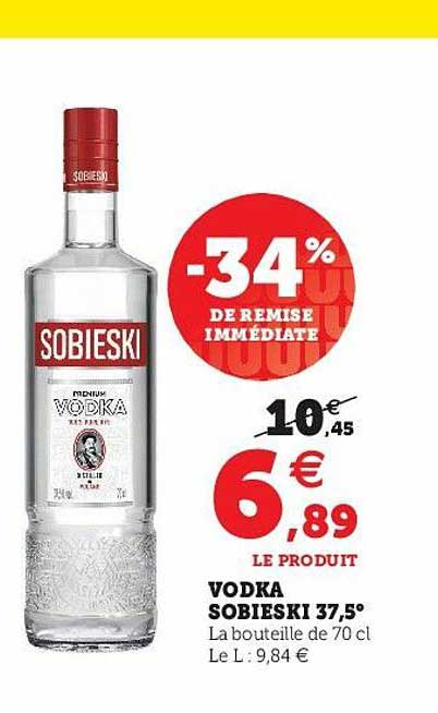 vodka sobieski 67,5°