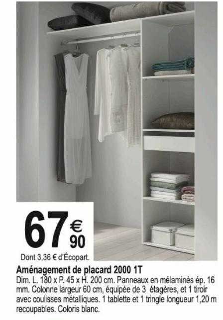 Aménagement De Placard 2000 1t