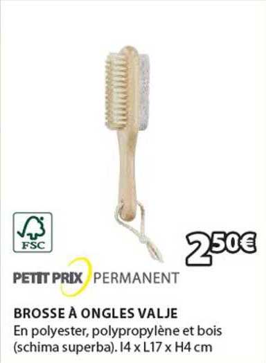 brosse à ongles valje