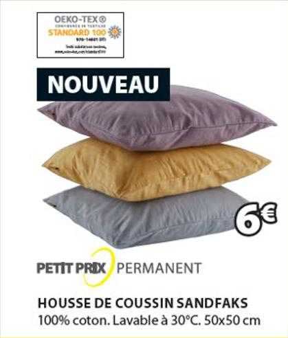 Housse De Coussin Sandfaks