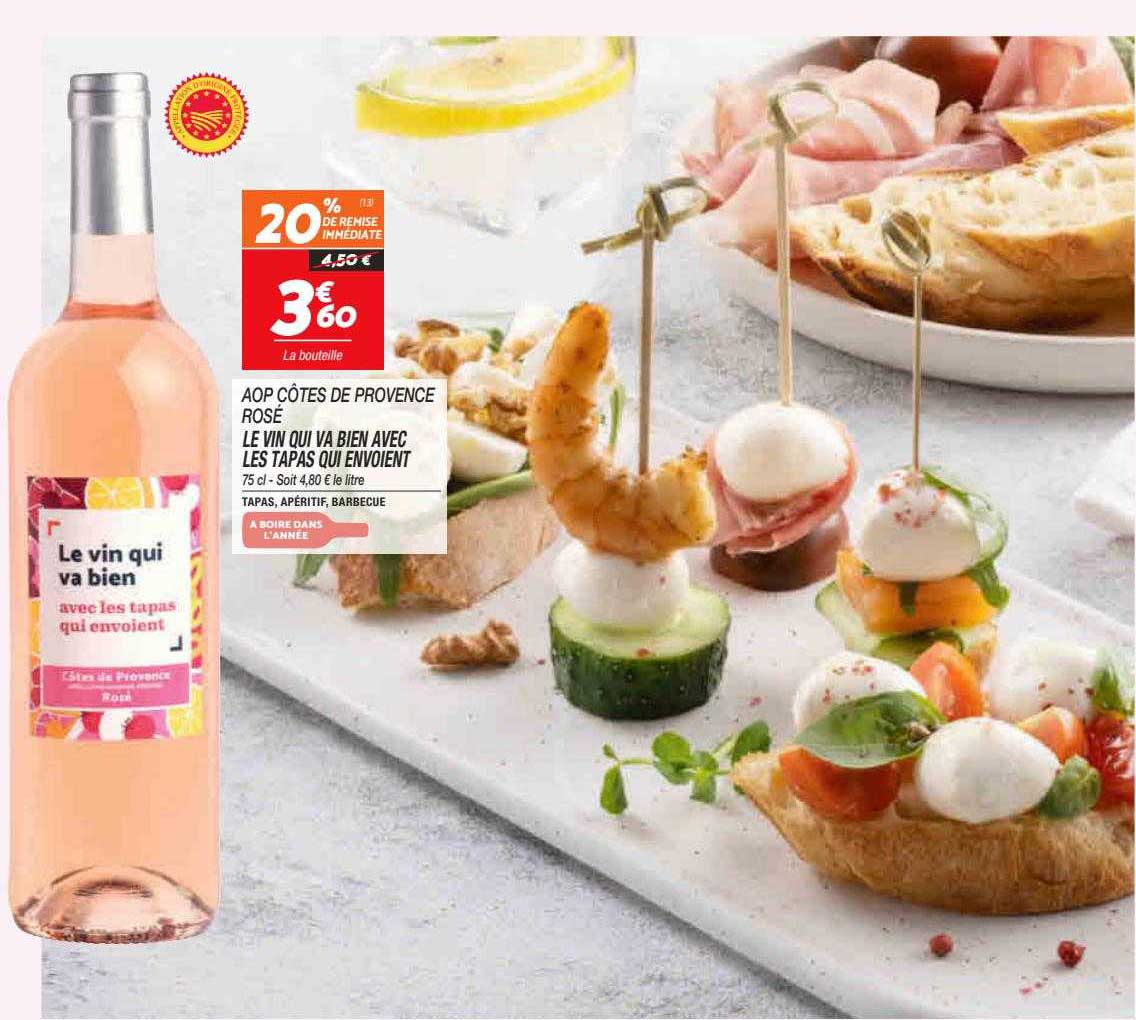 le vin qui va bien avec les tapas qui envoient